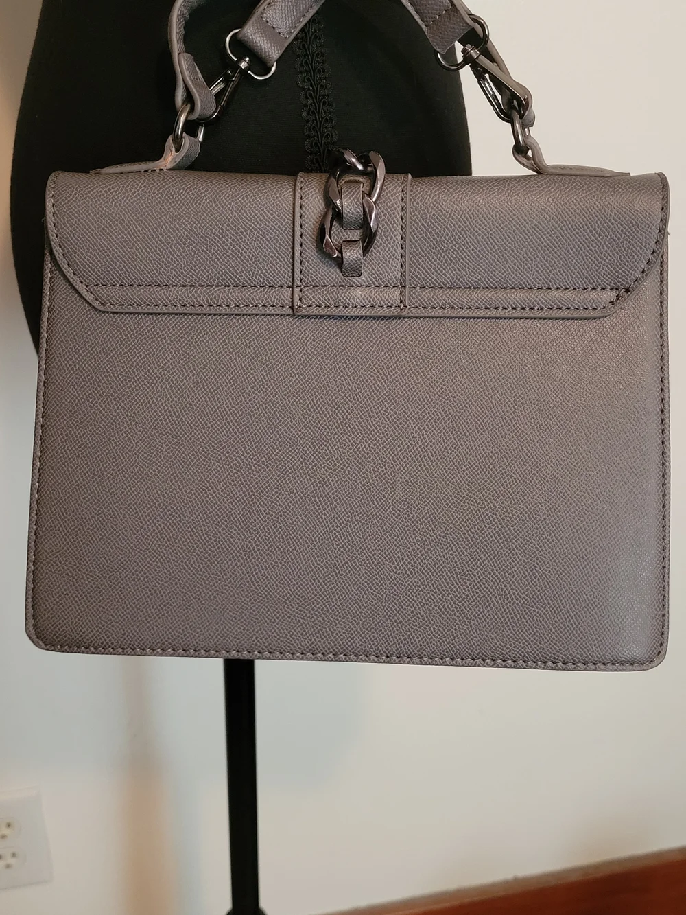 Badgley Mischka structured satchel